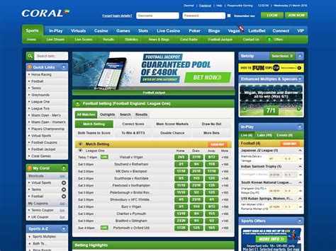 coral online betting account - coral connect sign in